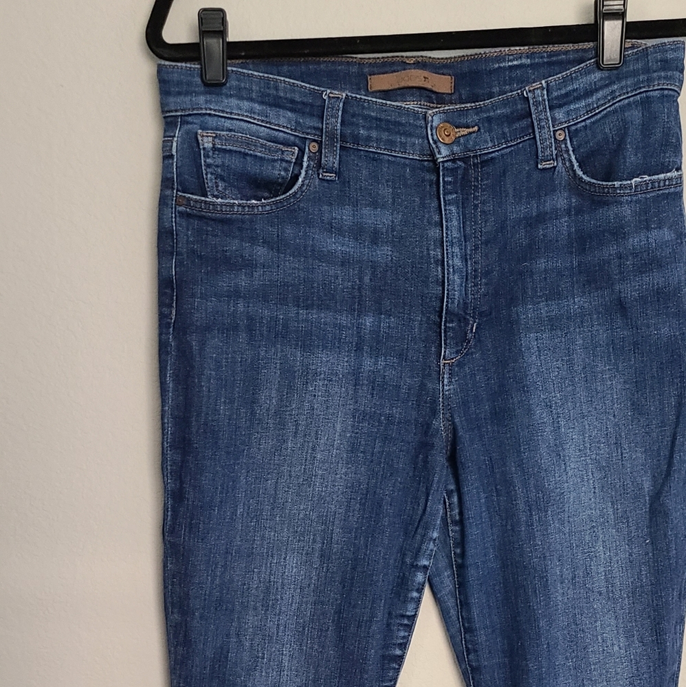 Joes jeans, high waisted skinny rough edges